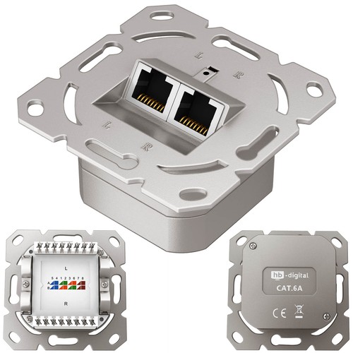 Netzwerkdose port cat 6a - netzwerkdose, cat.6a