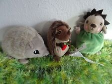 2 x Igel Stofftier Kuscheltier