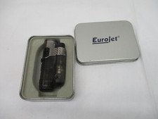 Gasfeuerzeug - Eurojet Schwarz / Silber Nicht auf Funktion geprüft war längere Z