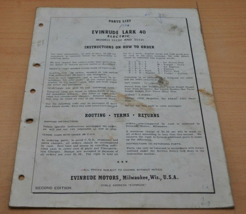 Omc evinrude lark - omc, 40