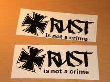 Rust Aufkleber Iron Cross Rat