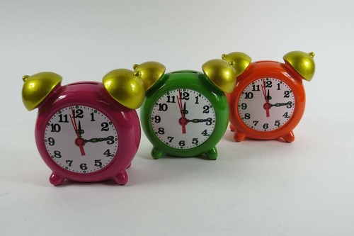 Keramik spardose wecker fach - keramik, 3-fach