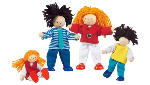 Goki biegepuppen familie - biegepuppen,