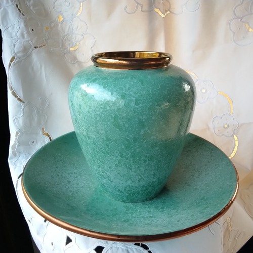 Vintage set vase und - vintage,