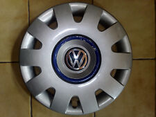 VW 15 Zoll Original Radkappe Radzierblende blauer Zierring