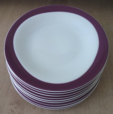 (1von9) 1x Frühstücksteller - Seltmann Weiden Trio Lavendel lila d 23 cm