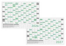 Green Wandkalender DIN A0 2026