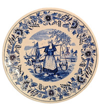 Delfter Zier-Teller "Blauw Delft - Petrus Regout u. Co., Maastricht"