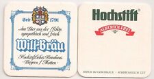 Will-Bräu, Motten - alter Bierdeckel "Hochstift alkoholfrei"