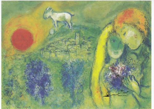 Postkarte kunstkarte marc - postkarte,