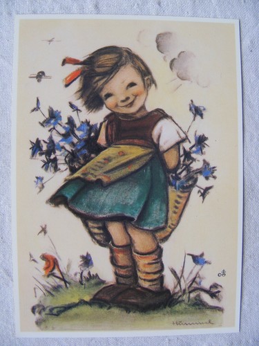 Postkarte ansichtskarte hummel - postkarte,