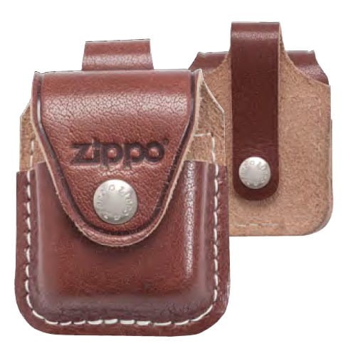 Zippo lederetui braun - lederetui,