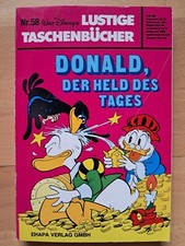 ERSTAUFLAGE Lustige Taschenbücher Nr.58 Donald, der Held des Tages - Z1-2