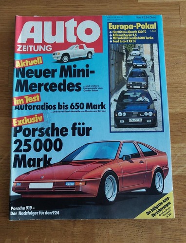 Auto zeitung 1984 - zeitung, 06/1984