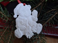 HUTSCHENREUTHER - White Christmas - Anhänger Weihnachtsbär Teddy - TOP !