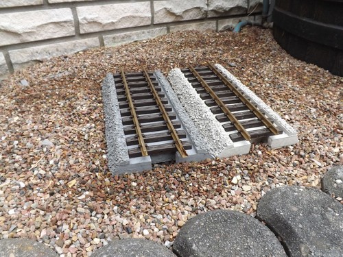 Gleisbett versch farben spur - gleisbett,
