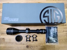 Scope Sig Sauer WHISKEY3 4-12x44 Quadplex Absehen inkl. Zubehör