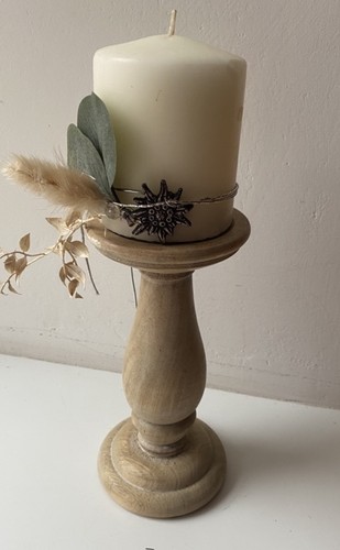 Holz deko kerzenständer - holz,