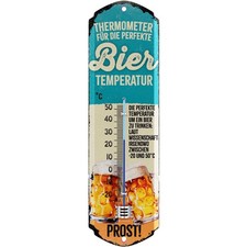 Retro Blechschild Thermometer