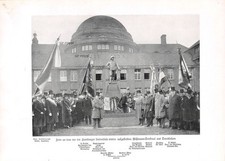 Wissmann-Denkmal an der Universität Hamburg - Neuaufstellung 1922 Anno ~28x20cm