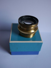Objektiv Grossformat Meyer-Optik 1:4.5 f= 210mm Made in Germany Messing