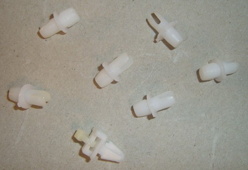 7er set clips halterungen - set,