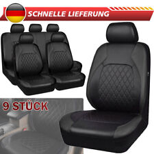 Schwarze Universal Sitzbezüge für Auto, SUV, LKW – 9stk. Set in Hochwertigem
