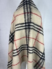 Burberry Decke Poncho Giant Check Beige 175x120 XXL Schal