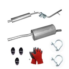 Endtopf Mitteltopf Auspuff +