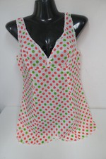 Zauberhafter  Unterrock  Kurz -  Bunt - Punkte   - Nylon  Gr. 40 - Vintage * X8*