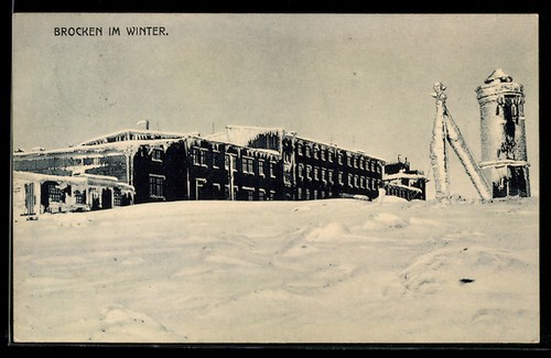 Brocken hotel winter - brocken,,