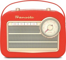 TechniSat TRANSITA 130 | 5W DAB+/UKW-Retroradio mit Akku und Bluetooth