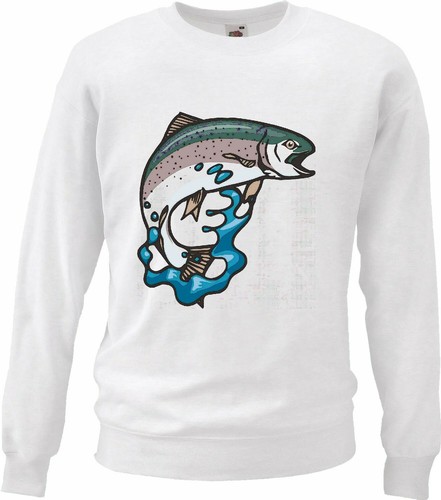 Sweatshirt forelle karpfen - sweatshirt,
