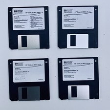 HP Deskjet 880C-Serie - 4x Installationsdisketten 3,5” - sehr gut