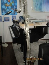 LEBLANC -PARIS - KONTRAALT KLARINETTE-CONTRA ALTO CLARINET-AUS METALL -GENERAUB.