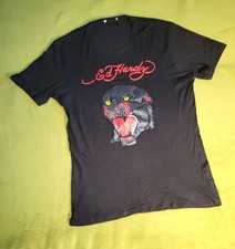 Ed Hardy. T-Shirt. schwarzer