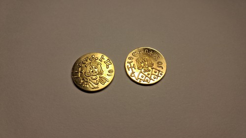 Byzantinische münze farbe - münze,