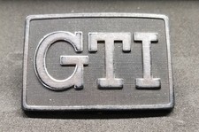 Golf 2 GTI Emblem, Original, 1987, Kotflügel, Seite