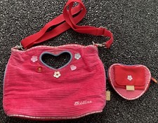 Diddl Diddlina Tasche Umhängetasche Kindergartentasche Geldbörse Beutel pink rot
