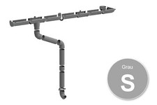 2-12m Regenrinne Komplettset