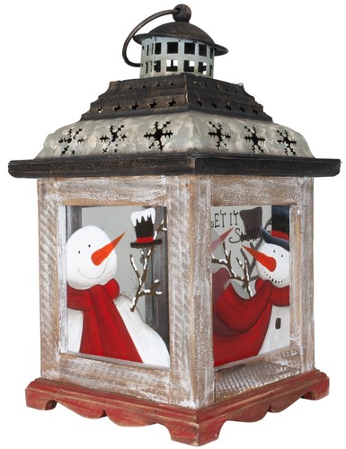 Weihnachtslaterne schneemann - weihnachtslaterne,