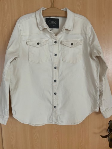 Gina jeans hemdjacke baumwolle - jeans-hemdjacke,