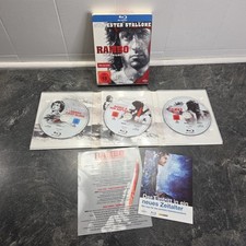 Rambo The Trilogy Ultimate Edition Uncut Blu-Ray Rambo 1-3 Sylvester Stallone