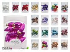 12 Christbaumschmuck Tannenzapfen 4cm Glasanhänger Weihnachtsbaumschmuck Figuren