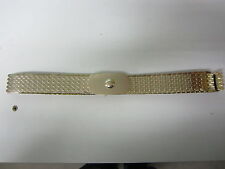 POSTEN MIT 1 ST. METALL SCHUPPENGÜRTEL STRETCH GOLD 30mm BREIT 