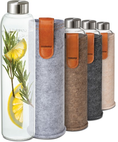 Hellgrau cosumy trinkflasche - hellgrau,
