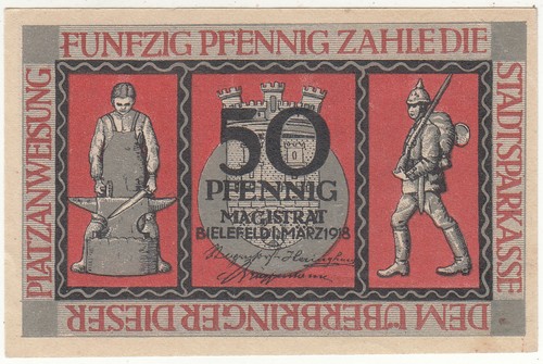 *NOTGELDSCHEIN*BIELEFELD*50