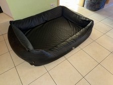 Knuffelwuff Orthopädisches Hundebett Ortho aus Leder Madison