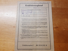 KFZ Brief, VW Käfer 1200