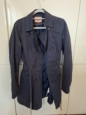 Only Trenchcoat Damen Gr. M, blau, beige Details, schick, leicht